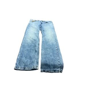 Cody James Mens Light Wash Western Straight Leg Jeans! 34x32